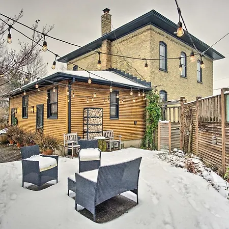 Historic Michigan Farmhouse With Grill And Fire Pit!